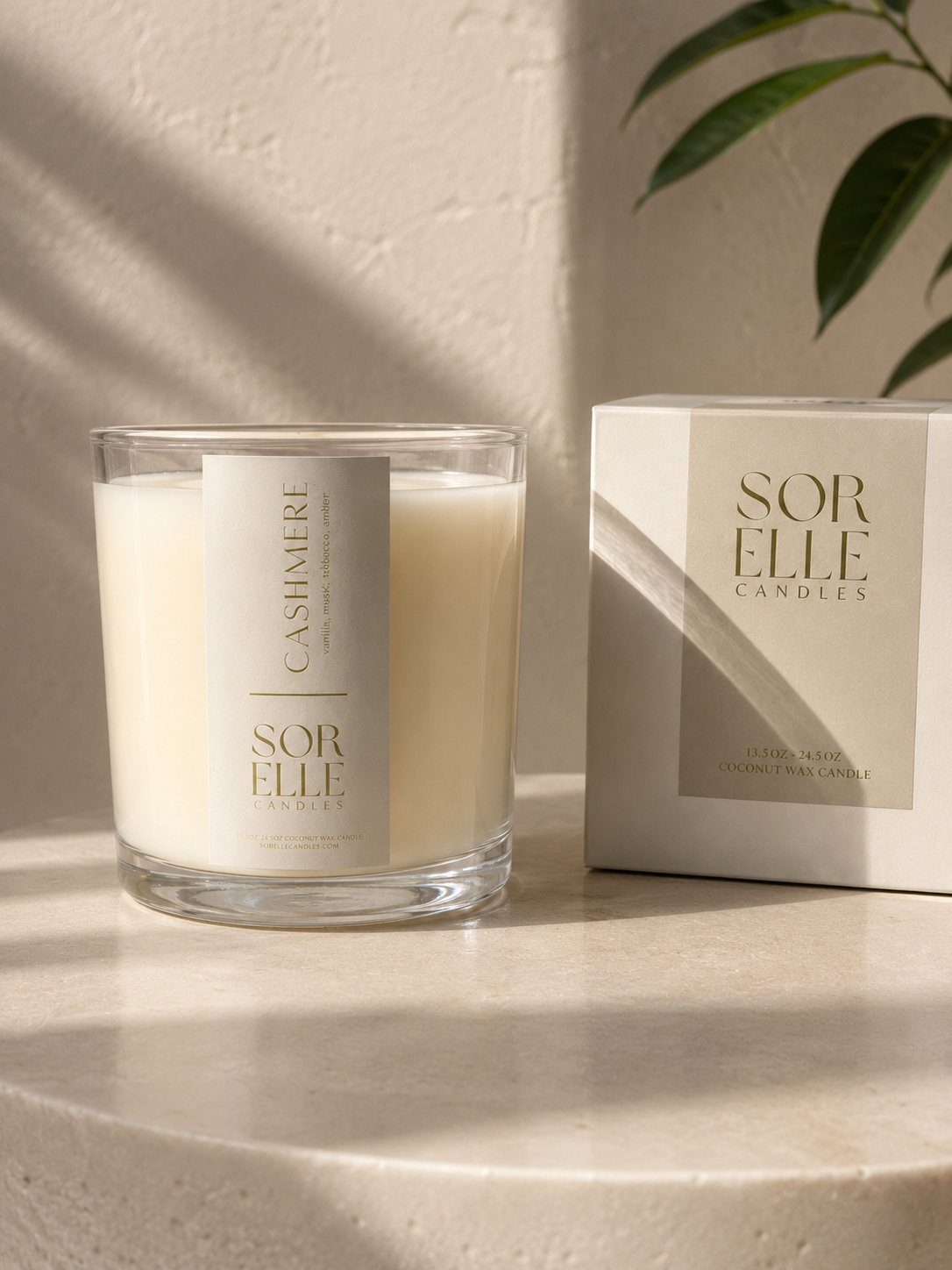Cashmere Tom Ford dupe candle, strong scented candle, coconut wax - sorelle candles 