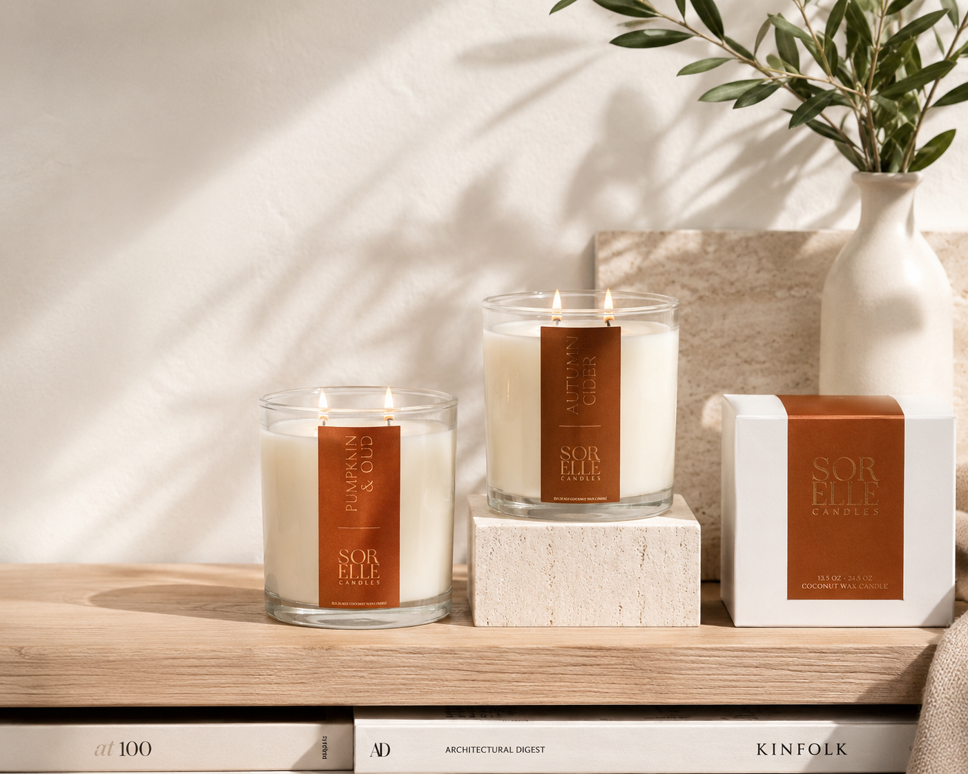 Strong Smelling Pumpkin Fall Candle, Non-toxic coconut wax. Hand Pourded, Houston Tx, Sorelle Candles