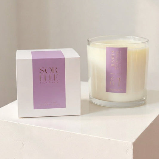 Jo Malone Dupe Black Cedarwood Juniper - Indigo Rain - Coconut Wax Candle by Sorelle Houston Tx