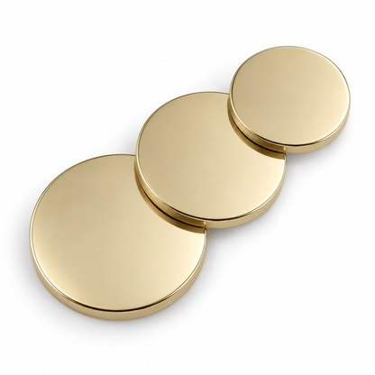 Luxury Gold Candle lids for 2 wick candles, sorelle candles