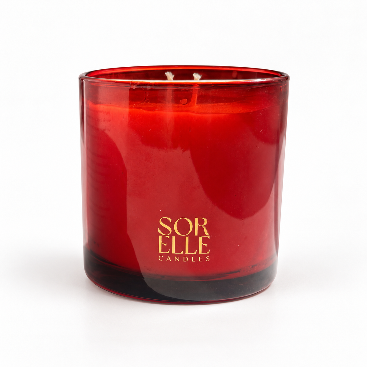 Merry&Bright strong scented, christmas candle with coconut wax. Frankincense, Myrhh, Champaigne